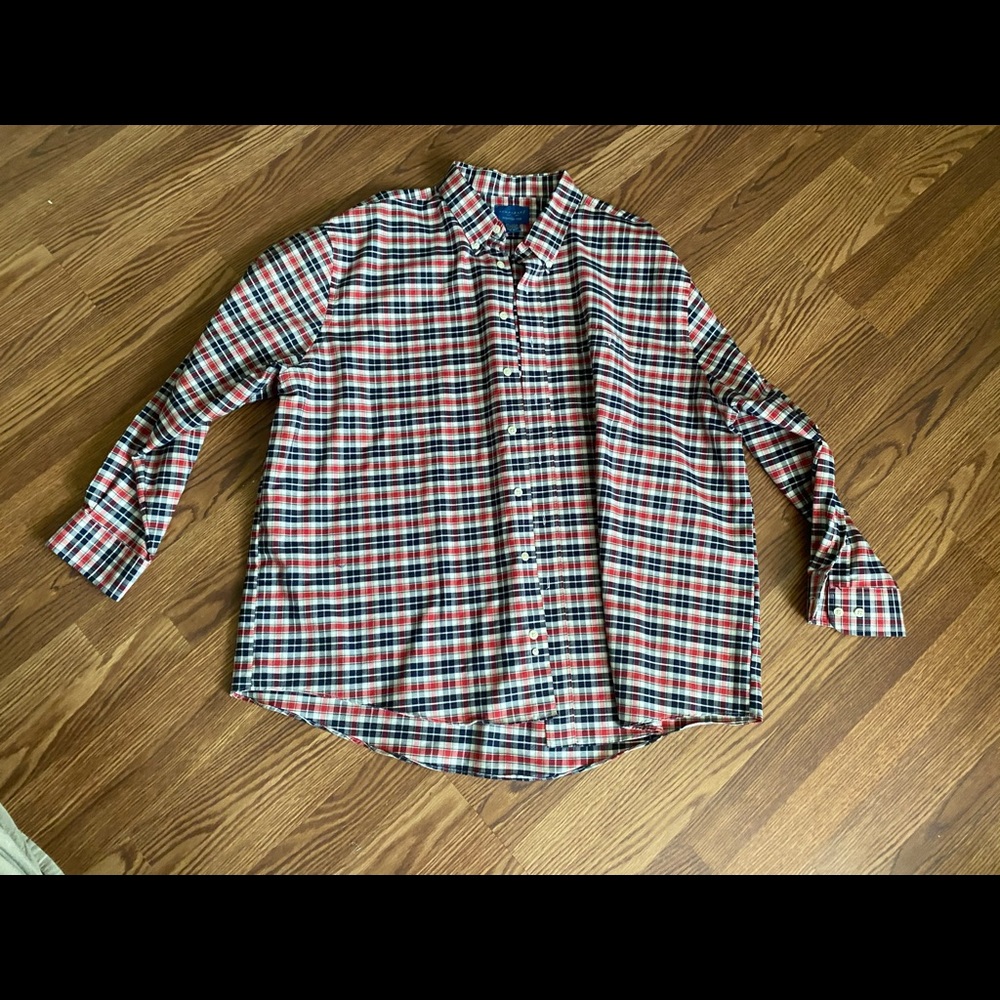 Men’s Towncraft dress shirt. XXL red